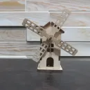 Набор деревянных заготовок «Деревенька на опушке» (7 домиков + мельница)